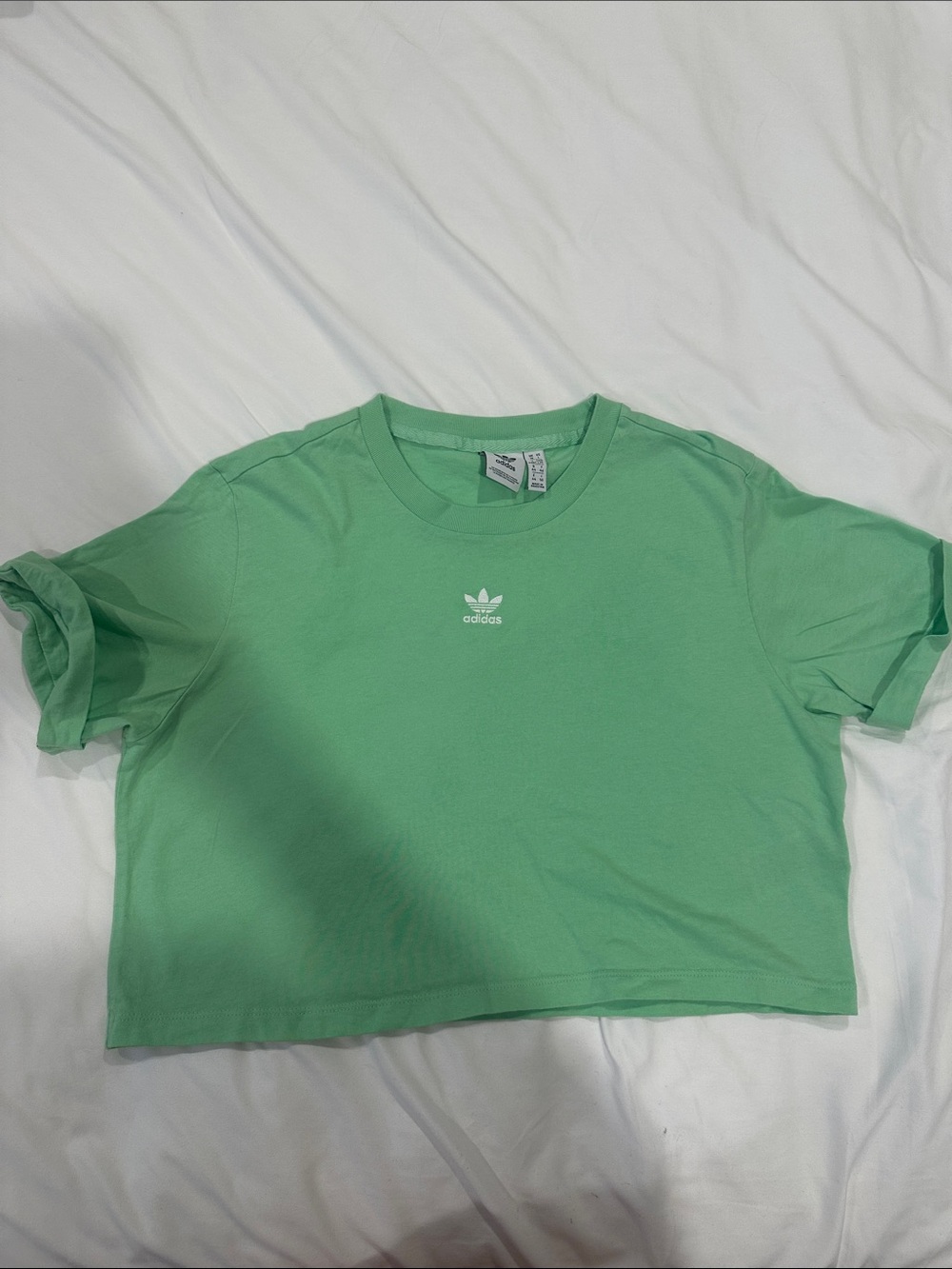 adidas Originals Mint Green Cropped Tee